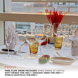 ventisi, alacarte, promotion, thai, italian, cuisine, bangkok, centara grand, centralworld, free flow, drink